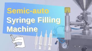 Semiautomatic PFS Syringe Filling Mchine [upl. by Child]