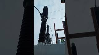 132kv SF6 Circuit breaker opening closing test  Circuit Breaker Testing Breaker Timing Test [upl. by Eihpos]