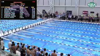 Mens Swimming Scott Romeyn wins NESCAC 50 Yard Freestyle Championship [upl. by Einor]