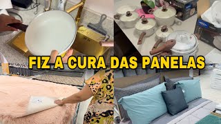 COMPRAMOS PANELAS NOVAS PARA O FOGÃO POR INDUÇÃO  PRIMEIRO ALMOÇO DELICIOSO NA CASA NOVA🥰 [upl. by Annecorinne]