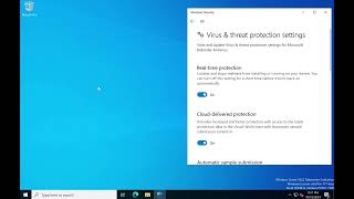 How to disable real time protection on Microsoft Defender Antivirus [upl. by Akimas914]