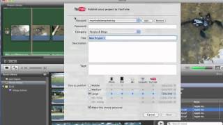 How to finalize and publish project in iMovie 11 Step 13 [upl. by Alliuqaj570]