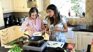 How to make bhajis Indian Recipe [upl. by Aerdnac]