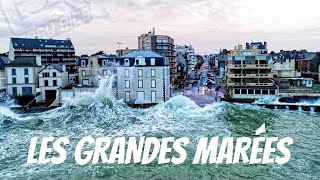 Tempête Eleanor filmée en drone  Easy Ride Opérateur Drone  SaintMalo  Bretagne  France [upl. by Yt79]