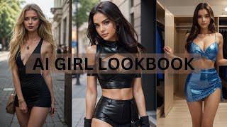 AI GIRL LOOKBOOK  27 [upl. by Aicenat]