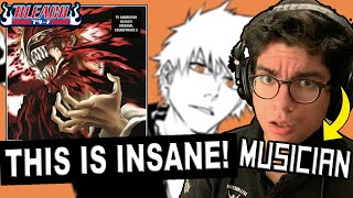 Musician Reacts The Incredible Music Of Bleach [upl. by Eemak154]