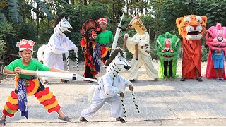 RENDI B3RBURU SAPI KURBAN MALAH MENEMUKAN BARONGAN BARONGSAI KEWANAN DEVIL MACANAN [upl. by Joelie]