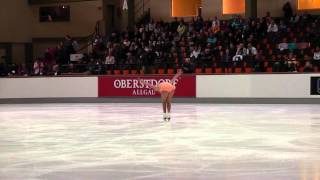 NebelhornTrophy 2012 Sarah HECKEN GER FS [upl. by Nomannic]