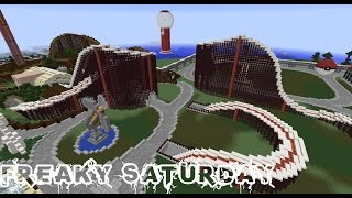 Minecraft Roller Coaster  Freaky Saturday 4min ★ [upl. by Haret]