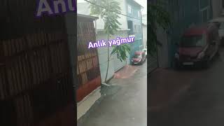 Manzarayı boş ver yağmur sesine odaklan Bursa da anlık yağmur bursa yağmur shrtsvideo [upl. by Jehias]