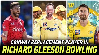 Richard Gleeson Bowling 🤯 New CSK Player 🔥 Devon Conway Replacement [upl. by Derby]