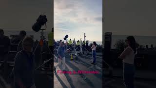 Filming in Whitstable Maybe Whitstable Pearl 2nd series [upl. by Munmro]