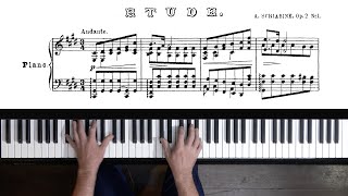 Scriabin Etude in Csharp minor Op2 No1  P Barton FEURICH grand piano [upl. by Leiso336]