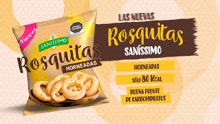 Nuevas Rosquitas Horneadas Saníssimo [upl. by Dib]