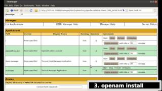 OpenAM and OpenDJ installation in tomcat [upl. by Inavoig]