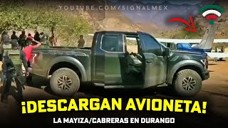 ¡DESCARGAN AVIONETAS La Mayiza y Los Cabreras En Algun Lugar de Durango [upl. by Rusell]