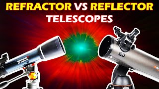 Refractor vs Reflector telescope explained for beginners [upl. by Dyoll]