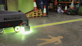 UV Line Marking  how to apply UV painted lines with SolidLux and Decorad Gen 6 UV machine [upl. by Laamaj]