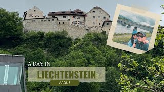 A day at Liechtenstein 🇱🇮  crossing the Switzerland Sevelen border by foot [upl. by Nereen528]