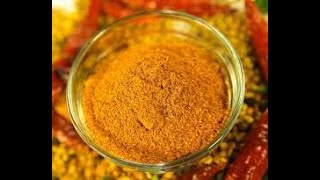 Sambar powder recipe  homemade sambar masala podi recipe [upl. by Windzer]