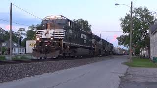 NS Louisville District Railfanning 168 WB at Harrodsburg Kentucky [upl. by Ayotl]