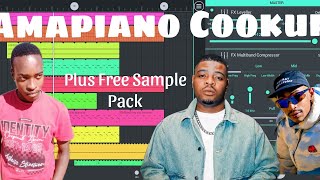 How make Amapiano Like Tyler ICU  Free Samples Pack  Free FLM [upl. by Averell]