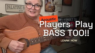 BRING ON THE BASS  Acoustic Guitar TIPS  Learn Four Methods Improve Style Fender Highway [upl. by Cleodal]