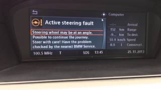 Bmw e60 steering problem [upl. by Eetnahc]