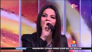 Maite Perroni canta Vas A Querer Volver ao vivo 1N [upl. by Nosreh]