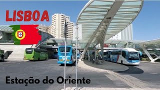 Estação do Oriente Lisboa Portugal🇵🇹 AutocarrosTaxisComboiosMetro [upl. by Hendel]