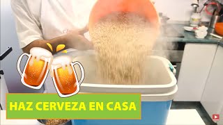 Cómo hacer Cerveza artesanal y casera Receta cerveza 🍾😋 [upl. by Lemrej]