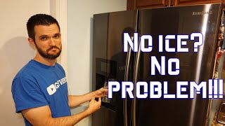 Samsung Ice Maker not making Ice Here is a quick fix video for any sidebyside fridge [upl. by Smart925]