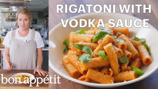 Molly Makes Rigatoni with Vodka Sauce  From the Test Kitchen  Bon Appétit [upl. by Lotte]