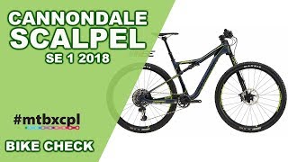 Cannondale Scalpel SE 1 2018  Bike Check MTBXCPL [upl. by Airotel10]