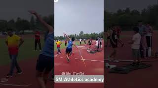 SM Athletics academy 🏃 punjabisong 100ms olympicsport sportsinspiration javelin javelinthrow [upl. by Enelahs]