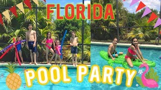 FLORIDA POOL PARTY VACATION🎉 121 VLOG [upl. by Hteazile366]