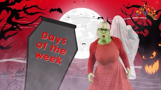 Days Of The Week Halloween Song [upl. by Anolla]