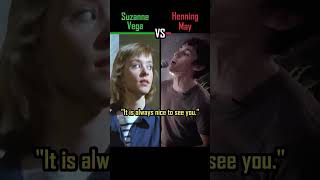 HENNING MAY vs SUZANNE VEGA  Toms Diner  shorts versus music [upl. by Oigroeg]