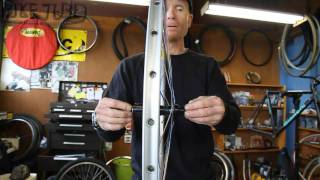 How to Dish a Bicycle Wheel  TheBikeTubecom [upl. by Melvyn]