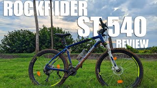 DECATHLON ROCKRIDER ST540 REVIEW BEST MTB UNDER Rs 30000 rockriderst540 st540review [upl. by Aihsela]