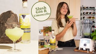 RECETTE DE SLUSH AU GIN ET AU LIMONCELLO QUÉBÉCOIS DE LA DISTILLERIE 3 LACS  Cocktail à base de gin [upl. by Dinsmore386]