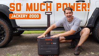 Camping hacks 101  Jackery 2000 plus solar generator Battery Review  Camping Stress Test [upl. by Vassell]