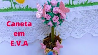 Diy caneta topiaria de eva [upl. by Keldah]