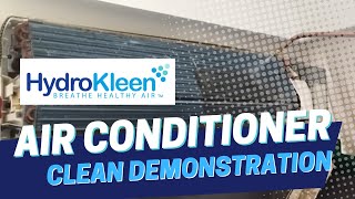 HydroKleen Air Conditioner Clean Demonstration [upl. by Luann212]