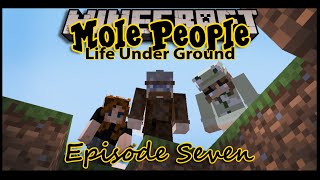 Mole People Ep 07  Fortress Spiders and Curing Zombies minecraft [upl. by Dieball972]