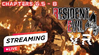 Farewell Village Of Terror  Resident Evil 4 Remake VR  PSVR 2 LIVE Stream [upl. by Massiw]