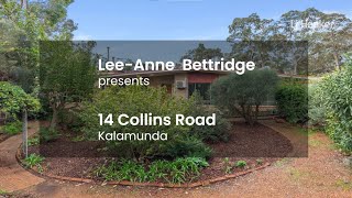 14 Collins Road Kalamunda WA 6076 [upl. by Nailimixam]