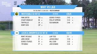 Whitstable CC 1st XI v Leeds amp Broomfield CC 1st XI [upl. by Odnamla426]