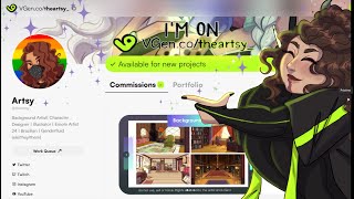 Im an artist at VGenco  how does it work and an update on commissions [upl. by Shela]