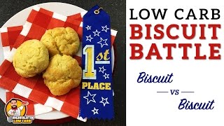 The BEST Low Carb Biscuit Recipe  Lowcarb BISCUIT BATTLE  Keto Southern Biscuits [upl. by Rosalee]